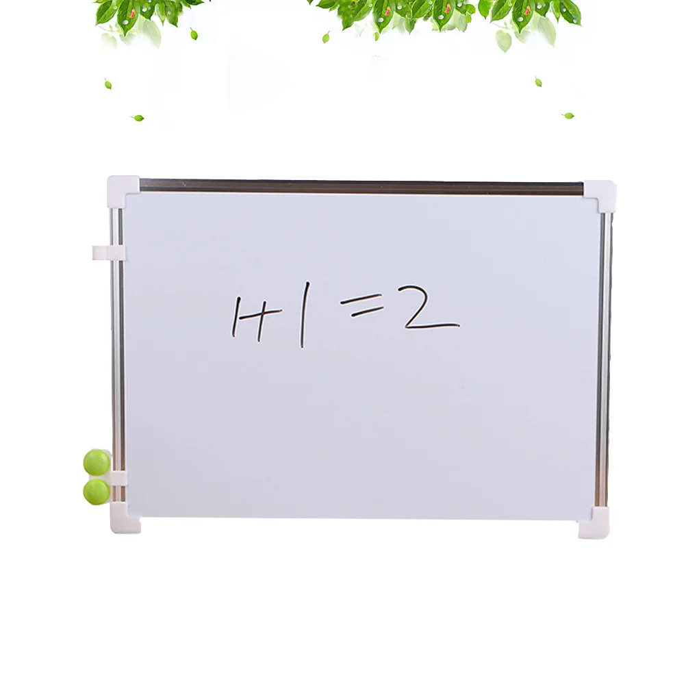 1Pc Dubbelzijdig Magnetisch Whiteboard Met Magnetische Stickers Pen Handschrift Tekening Message Board Met Een Uitwisbare Printbrush