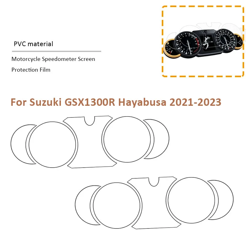 Motorrad Cluster Kratzschutz Film Displayschutzfolie Für Suzuki GSX1300R GSX 1300R 1300R Hayabusa 2021 2022 2023 – Detail 1