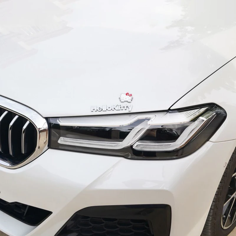 

Sanrio Car Logo Creative Tail Decoration Three-Dimensional Car Logo Cartoon Cute Modification Hello Kitty Car Decoration Gift