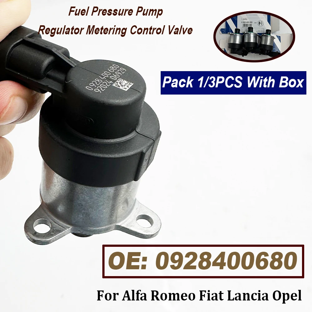 1/3PCS 0928400680 Fuel Pressure Pump Regulator Metering Control Valve 928400680 For A-lfa R-omeo Fiatt Lanciaa Opell