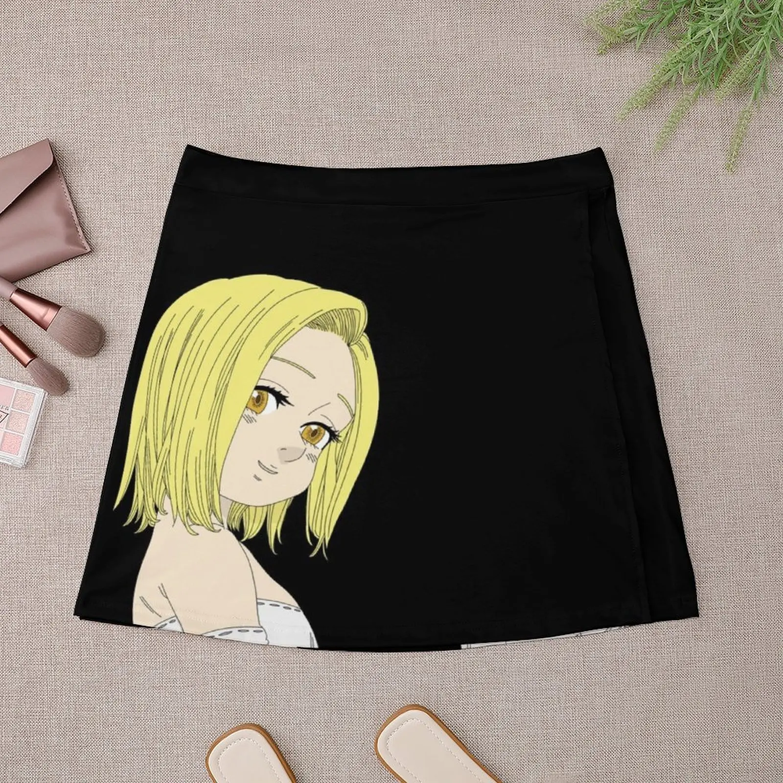 Elaine Rok Mini Rok Wanita Baju Gaya Korea