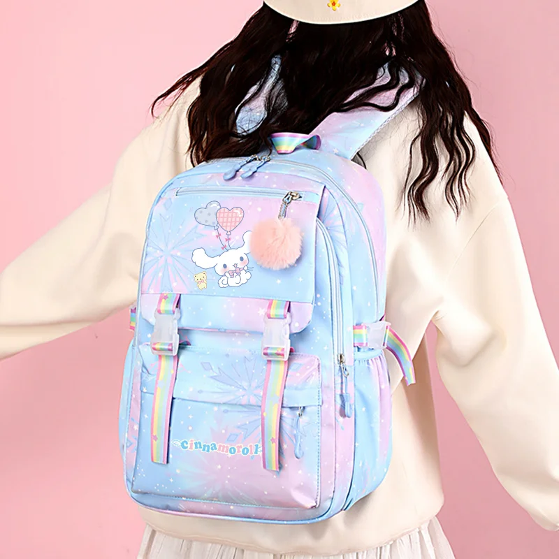 Sanrio My Melody Backpack Teenager Children Girl Kawaii Bookbag Student Back To School Large Capacity Laptop Bag Travel Bag Gift