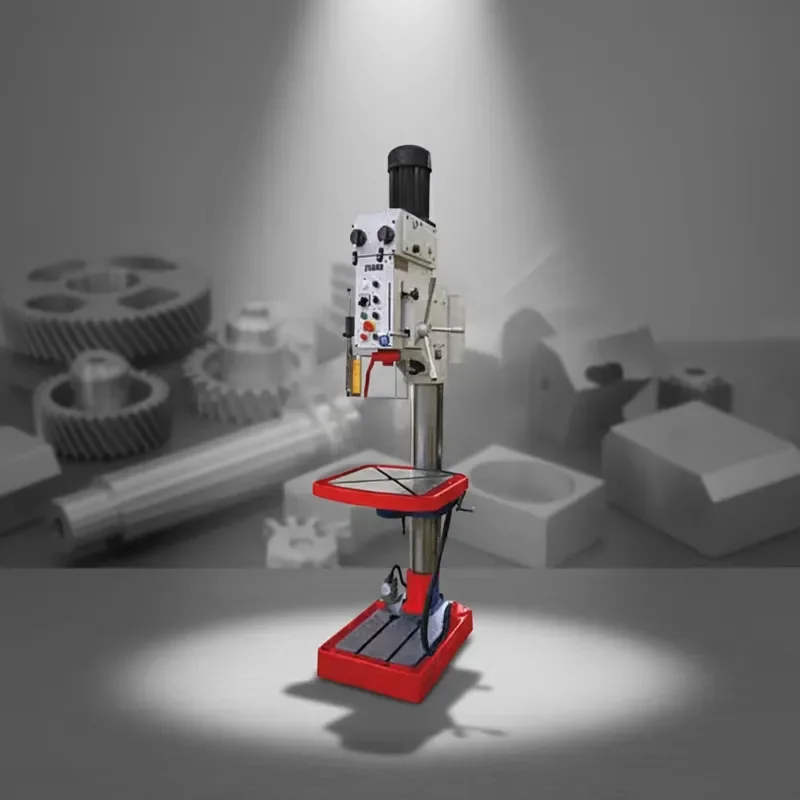 High Precision Mini Drill Press KY40B 40mm Bench Hand Drilling Machine with Gear Motor Bearing Core Components