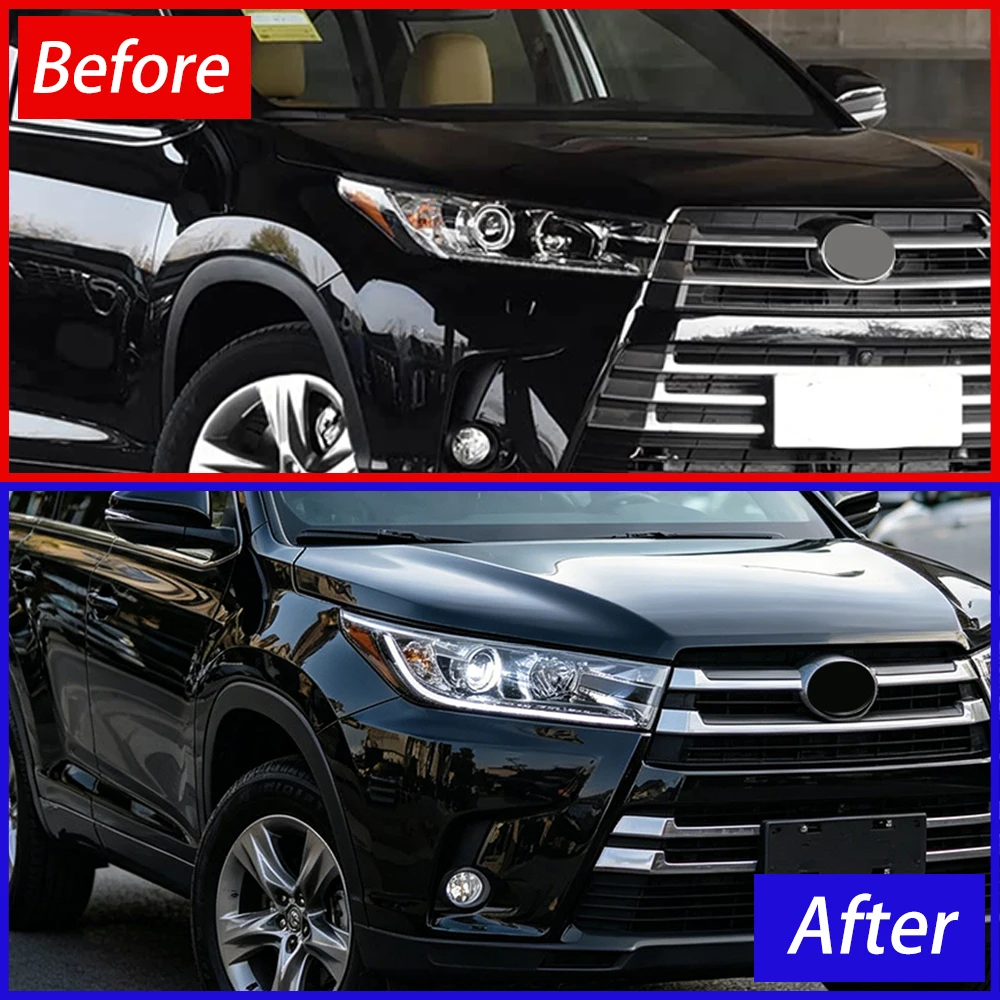 Car Front Lamps For TOYOTA Highlander 2018-2021 Upgrade High Quality LED Streamer Turn Light Projector Headlight Accessories