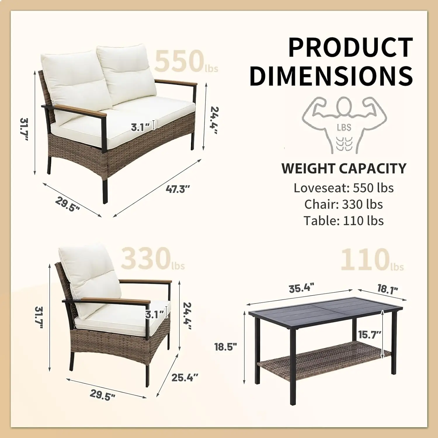 Thumbnail 3 - #1 Latest Rattan Garden Sofa Sets Updates
