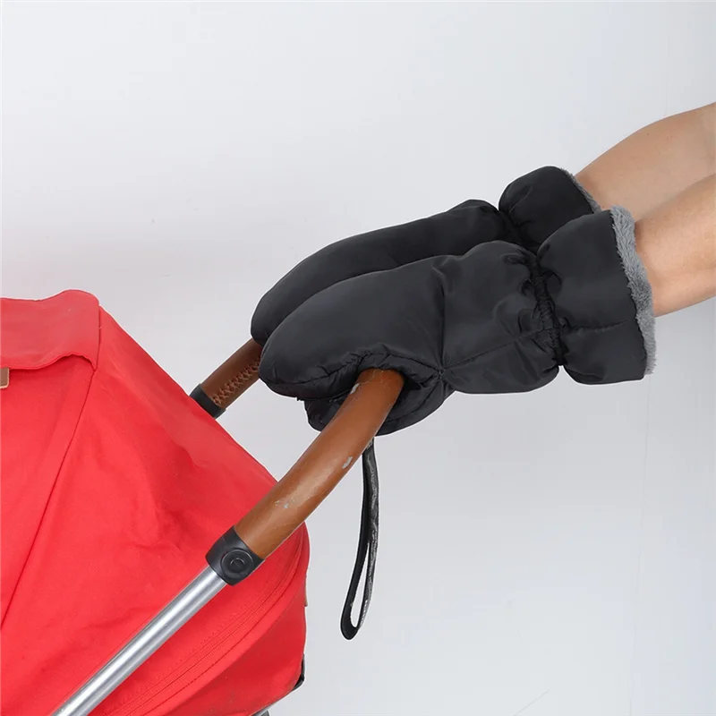 B24C-للأطفال عربة يدفع باليدين يندبروف عربة إفشل قفاز غطاء اليد الدافئة الرياح مقاوم للماء لعربات الأطفال ، عربات الدراجات #5