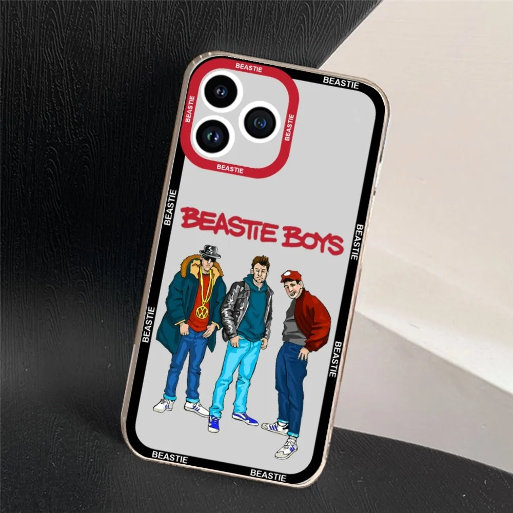 Beastie Boys Pop Hip Hop Band Phone Case For iPhone 11 12 Mini 13 14 15 Pro Max Transparent Shell image 3