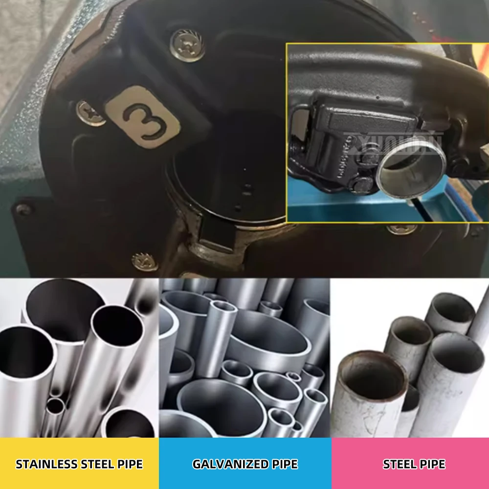  Full Automatic 1/2 Inch Stainless Steel Pipe,Electric Pipe Threading Machine for Gas Galvanized Iron Pipe