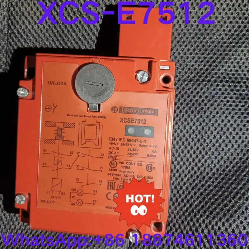 

Second-hand test OK,Safety switch lock XCS-E7512 ,XCSE7512