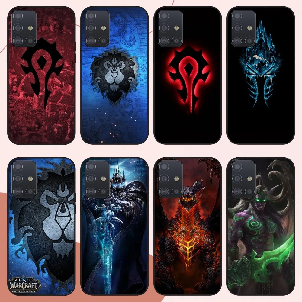 

Game W-World Of W-Warcraft Phone Case For Samsung Galaxy 20 10 S24 S22 S23 S30 Note Plus Lite FE ULTRA Cover