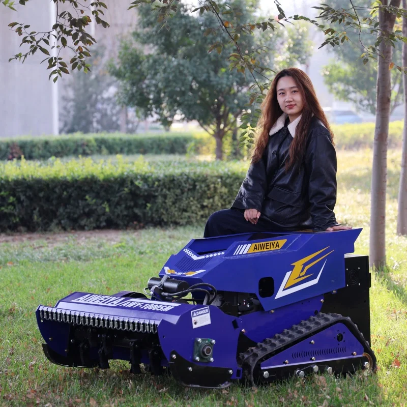 

Customized Industrial Robotic 4-Stroke Diesel Self Propelled Flail Mower 20-200mm with ce epa