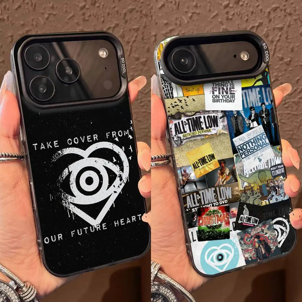 

Чехол для телефона All Time Low Rock Band для iPhone 17,16,15,14,13,12,Pro,Max,Plus,E,SE4,Air,Mini Black IMD Box