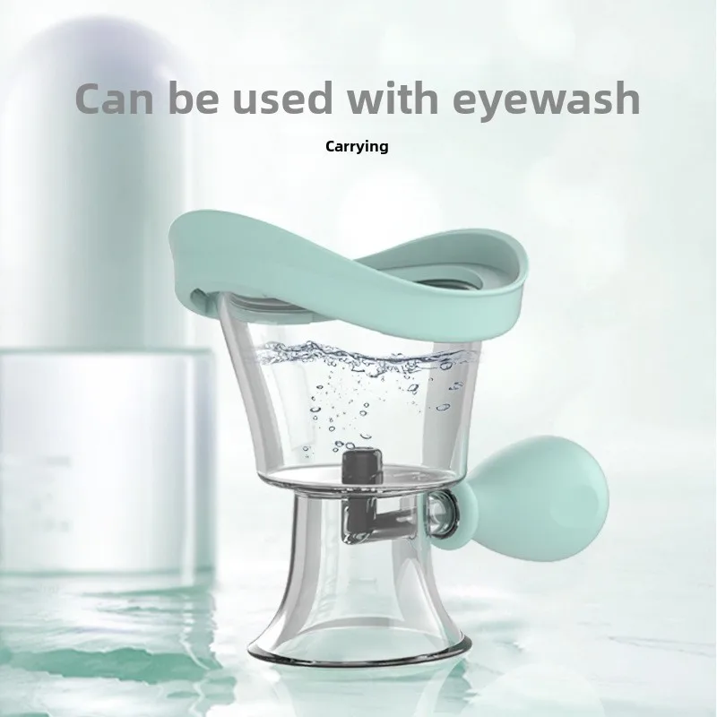 Household Eye Protection Flushing Tool 2PCS Portable PC Airbag Squeeze Cup Safe For Diverse Skin Daily Eye Care