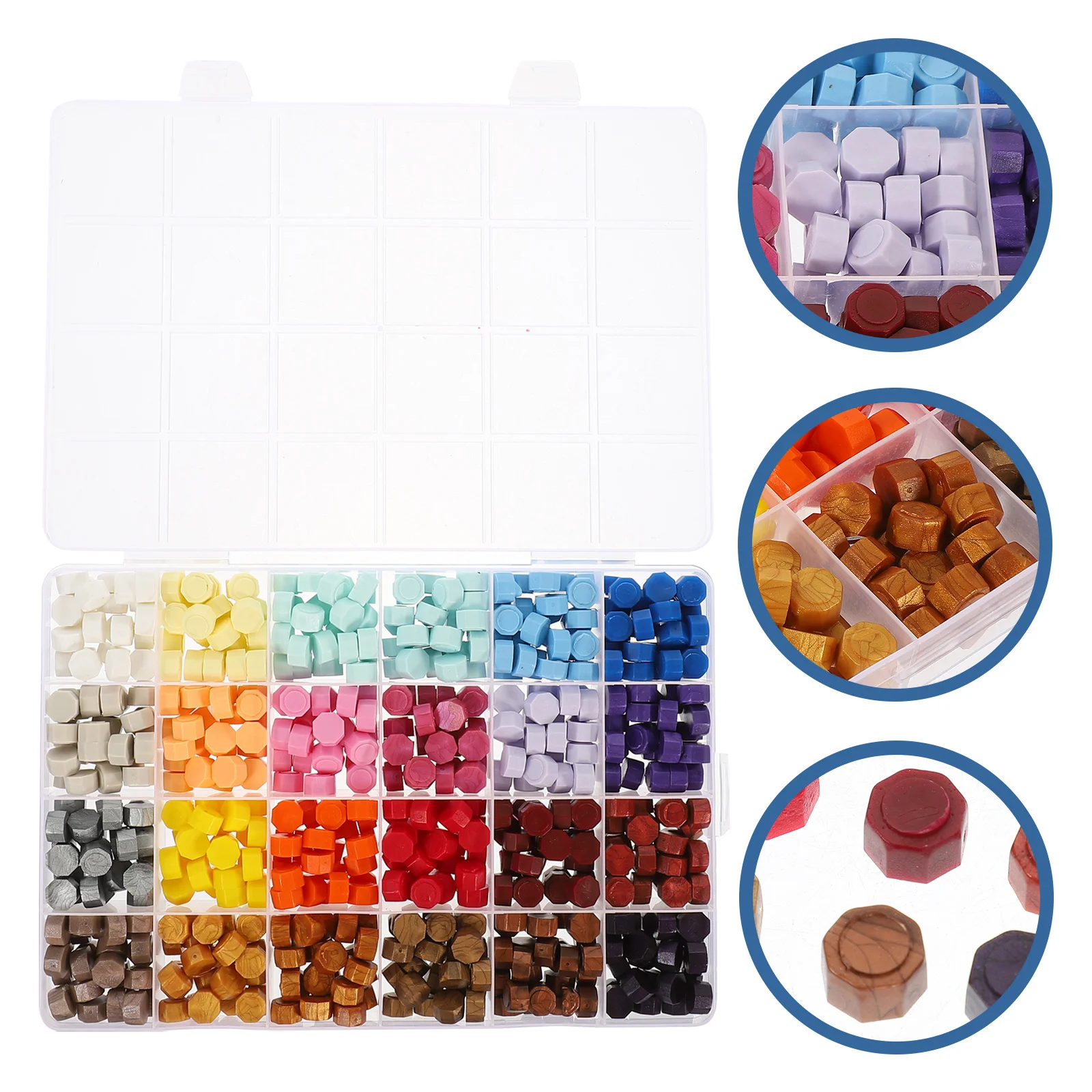 ختم الشمع الخرز مثمنة خمر الملونة DIY بطاقات دعوات الزفاف المغلف ديكور لوازم الحرفية