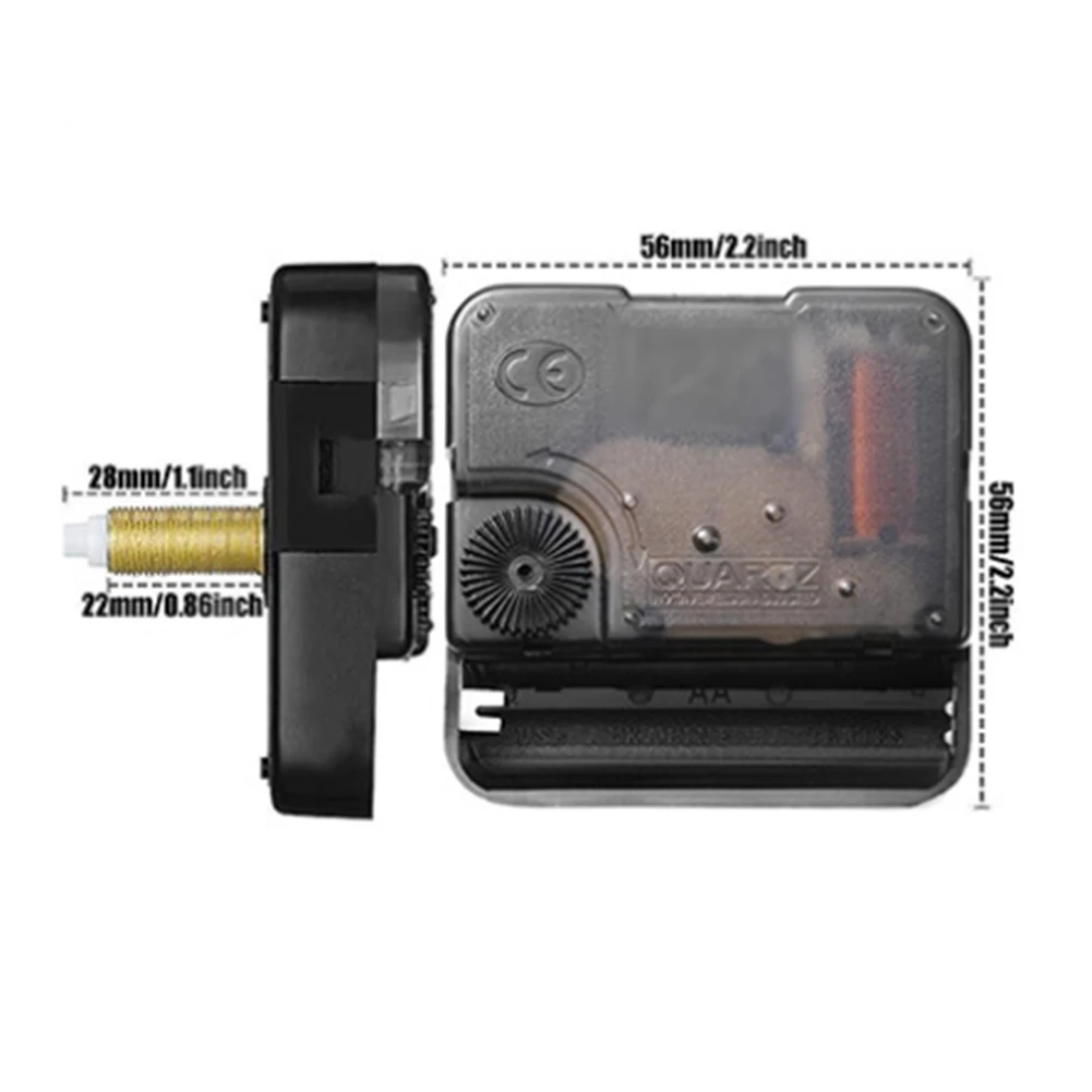 

Clock Making DIY Clock Accessory Clock Mechanism For Projects Bedroom Compatible With Different Thicknesses Movement Pointer Kit