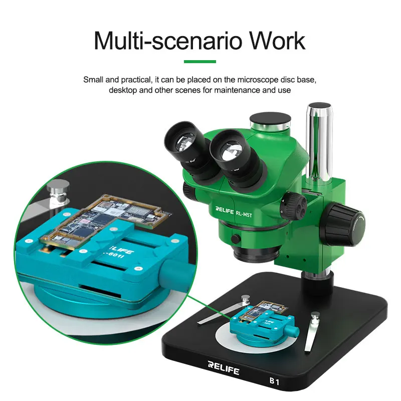 RELIFE RL-601I Mini multifunctionele Reparatie Roterende Armatuur voor Mobiele Telefoon Moederbord Chip PCB BGA Reparatie Vaste Beugel Tool