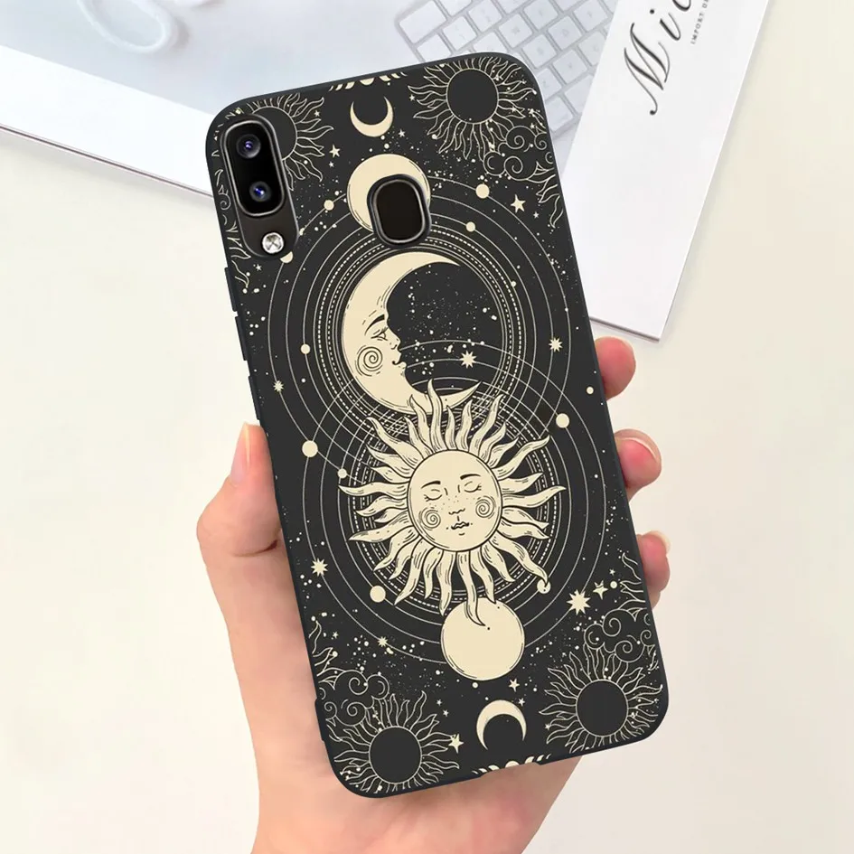 For Samsung Galaxy A20S Case SM-A207F Flower Cover New Design Soft Silicone Shockproof Bumper For Samsung A20 A20e A 20 S Fundas