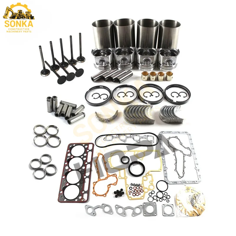 

For Kubota V2003 Engine Overhaul Rebuild Kit Piston Liner Main Bearing Gasket Kit 1G770-21110 1G363-21110