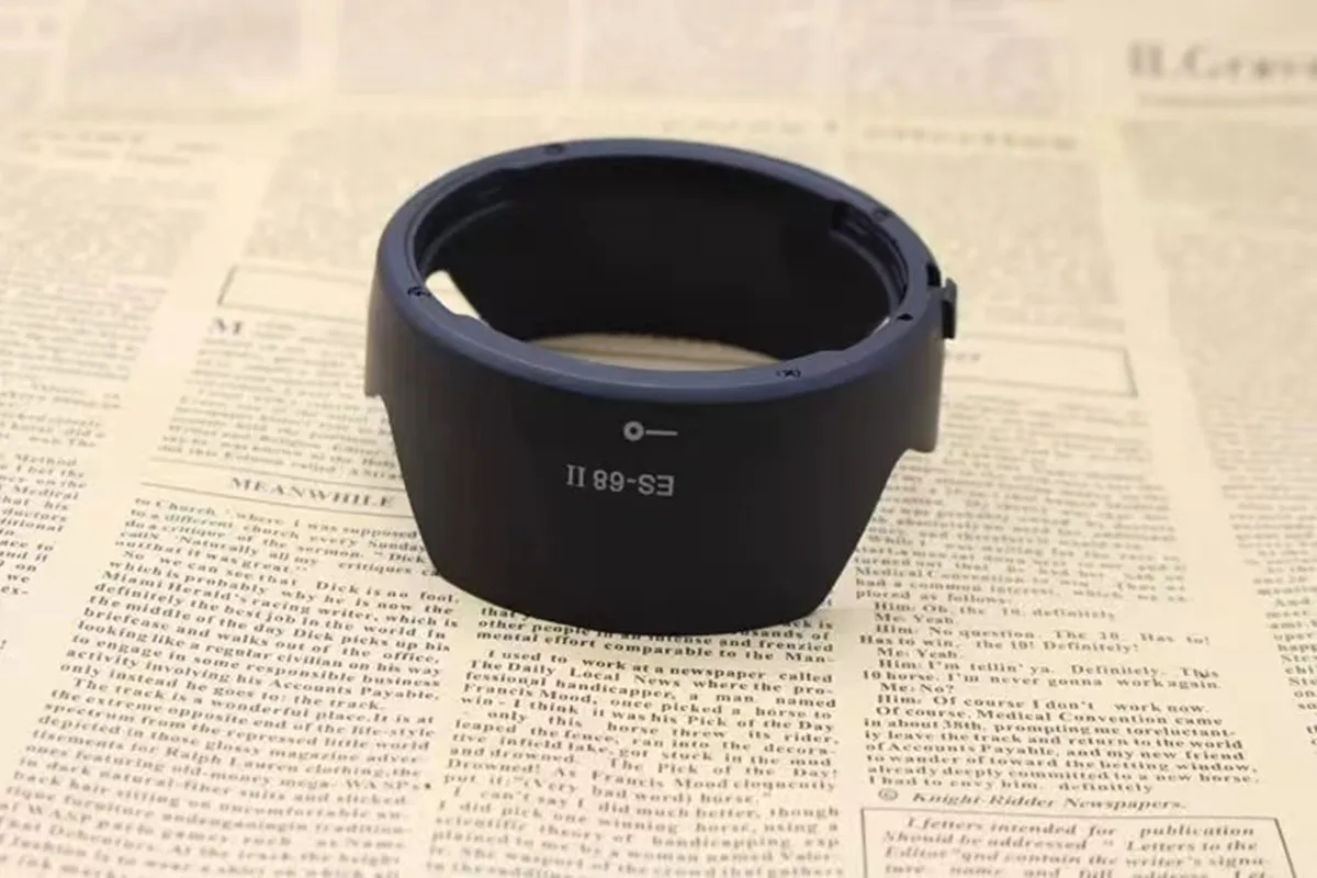 ES-68II Lotus Light Shield adatto per copriobiettivo Canon 50mm F1.8 STM 49mm