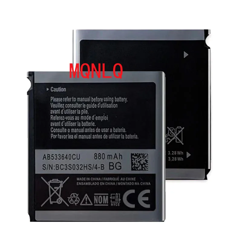 Аккумулятор AB 533640 CC AB 533640 CU для Samsung S3600C GT-S3600i S6888 S3710 S3930C S3601 S3601C S5520 S569 880 мАч аккумулятор