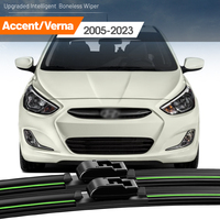 2x For Hyundai Accent Verna 2005-2023 Front Windshield Wiper Blades 2006 2008 2010 2012 2013 2016 Windscreen Window Accessories