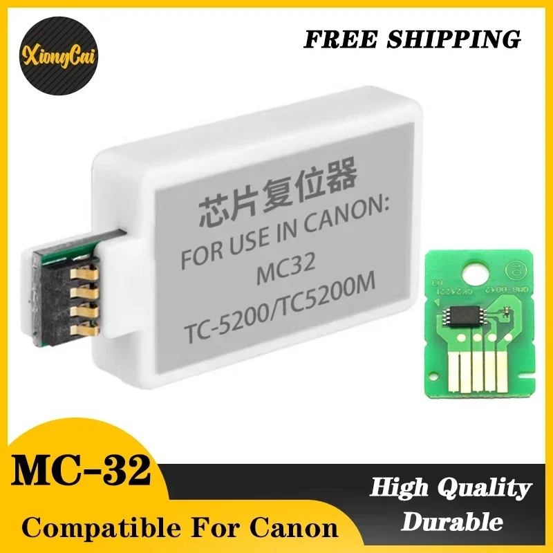 MC-32 MC32 Ink Maintenance Box Chip Resetter MC-32 MC32 For Canon TC20 TC-5200 TC-5200M TC-20 MC 32 Printers Chip decoder