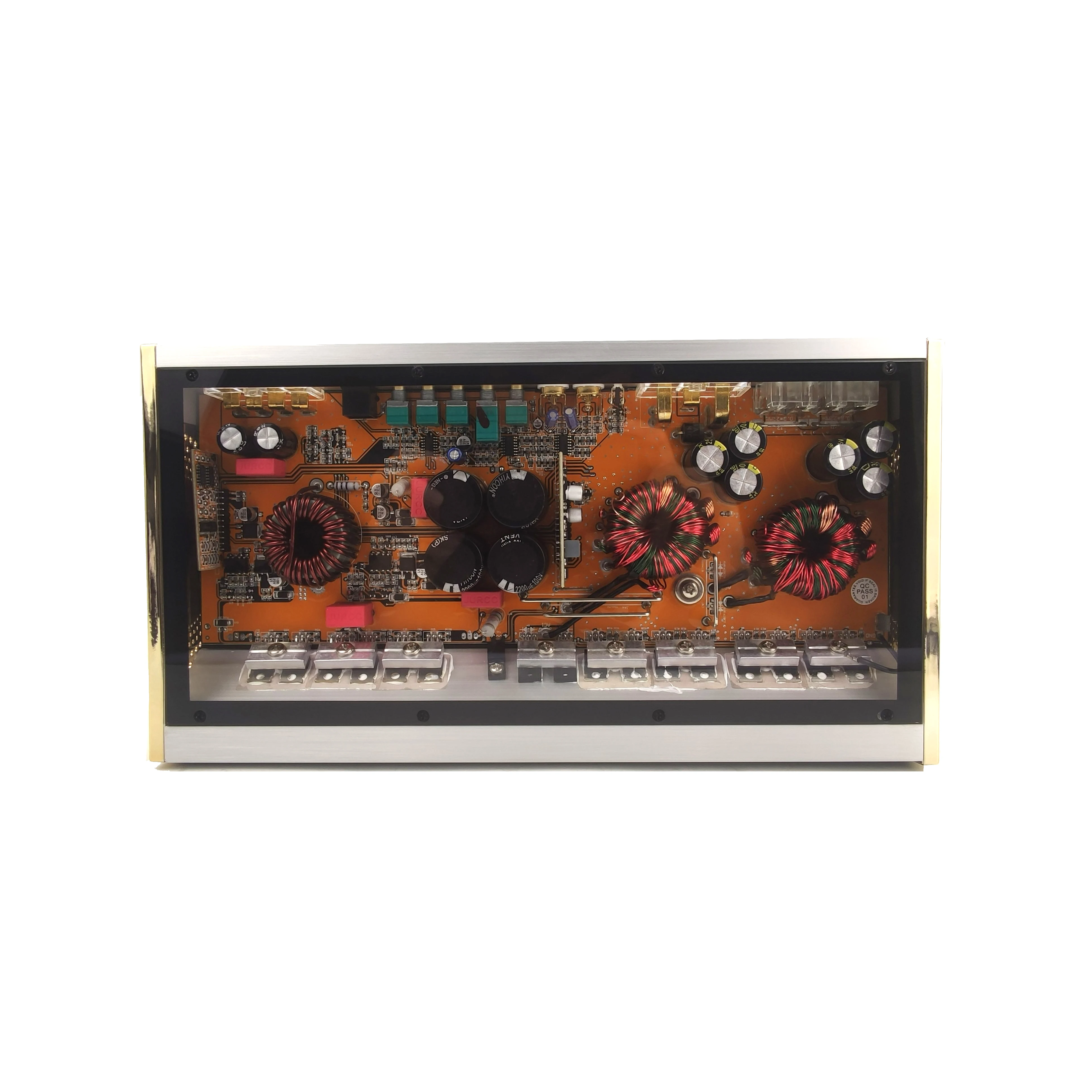 Hot Sale Professional 1600W Car Audio Amplifier Board Power Class D Subwoofer 12V Mono Amp Korean Amplifier with Crossovers