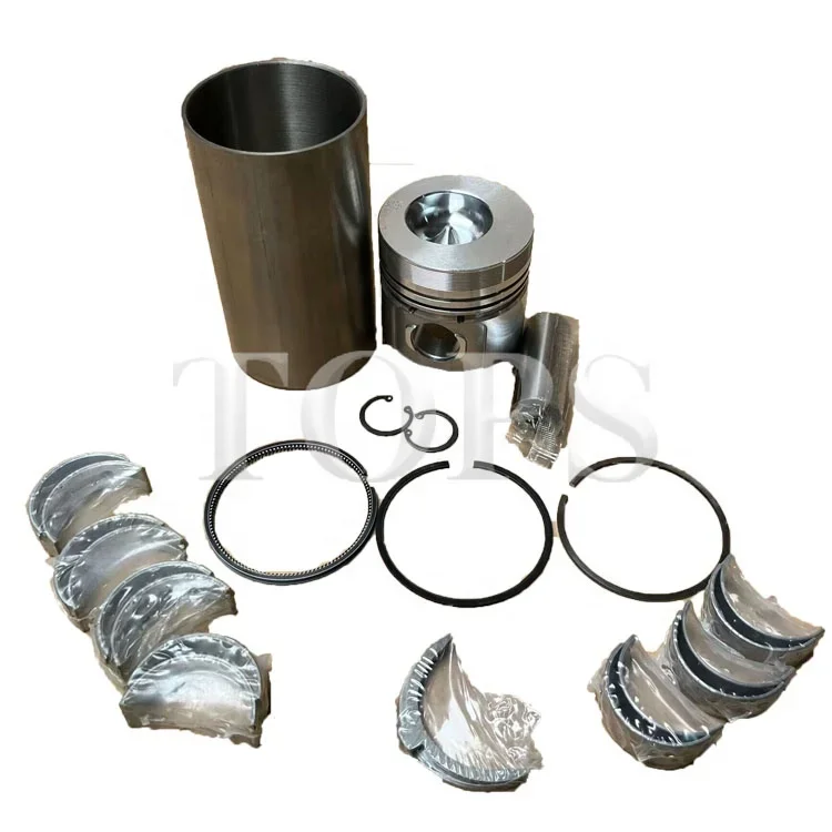 For Yanmar Diesel Engine 3D78 3TN78 Liner Kit With Piston 129100-22080 Ring 729100-22500 Spare Parts