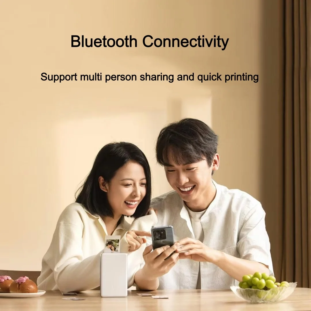 طابعة صور الجيب Xiaomi Mijia Pro 313 ديسيبل متوحد الخواص صبغ التسامي AR بلوتوث 5.2 طباعة تلقائية عالية الدقة مع تطبيق Mihome