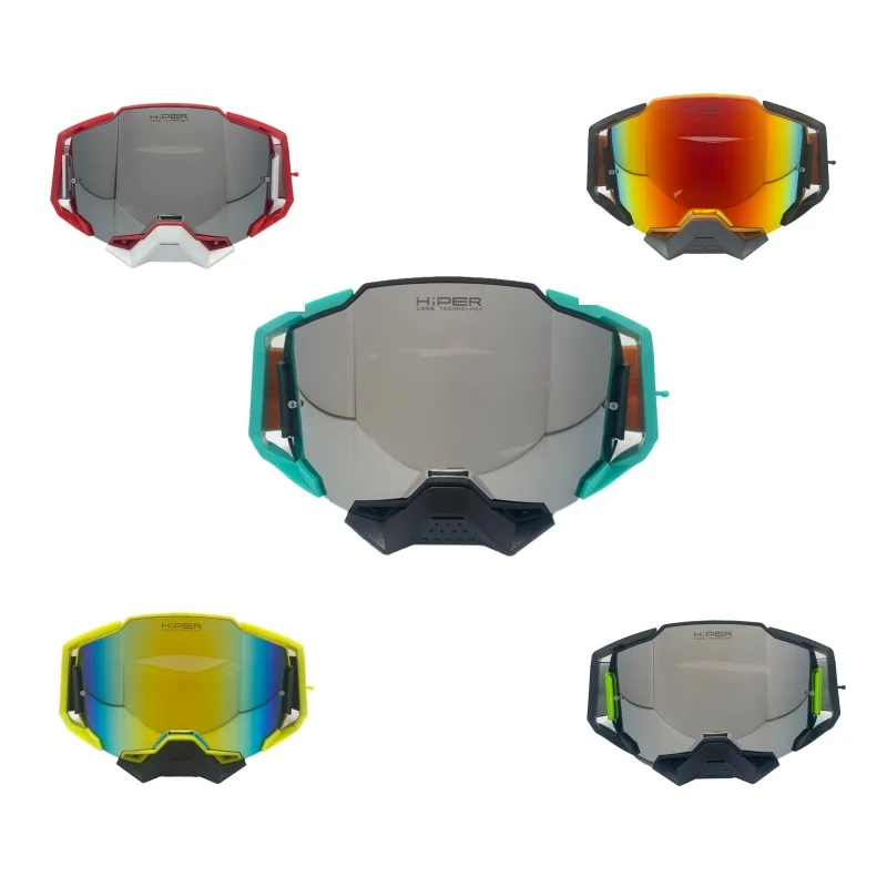 Practical Multifunctional Outdoor Goggles Comfort Padded Sports Eyewear for Moto Riding Ski Mountain Hiking