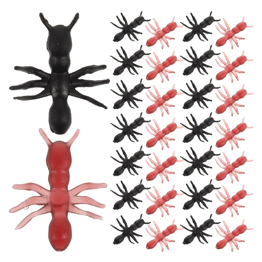 

1000Pcs Realistic Plastic Ant Simulation Halloween Prank Festival Props Decorative Ornament Simulated Ant