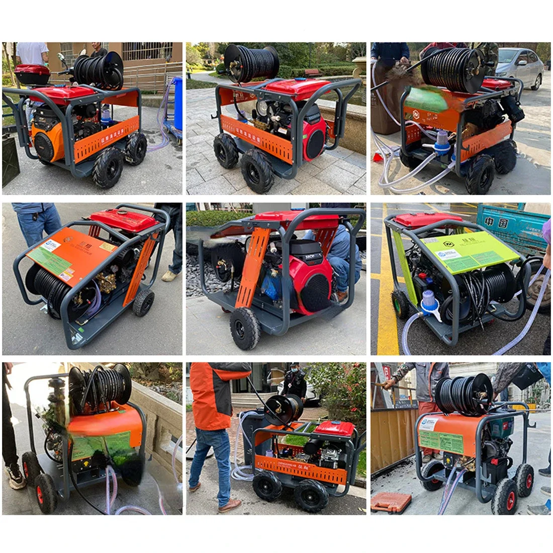 Sewer High-pressure Pipeline Dredging Machine Cleaning Machine High-power Professional Electric  Large Pump
