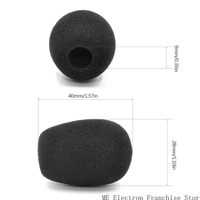 T5EAフォームカバーポリ4310 UC/ 4320 UC/ UC2マイクフィルターシールド用フロントガラス