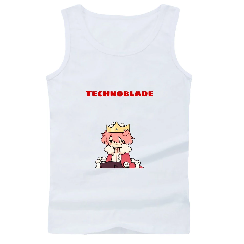 

HOT Technoblade FashionSolid Color Prints Tank Tops Women/Men Harajuku Summer Cool Sleeveless Vest Hot Sale Casual Tank Tops