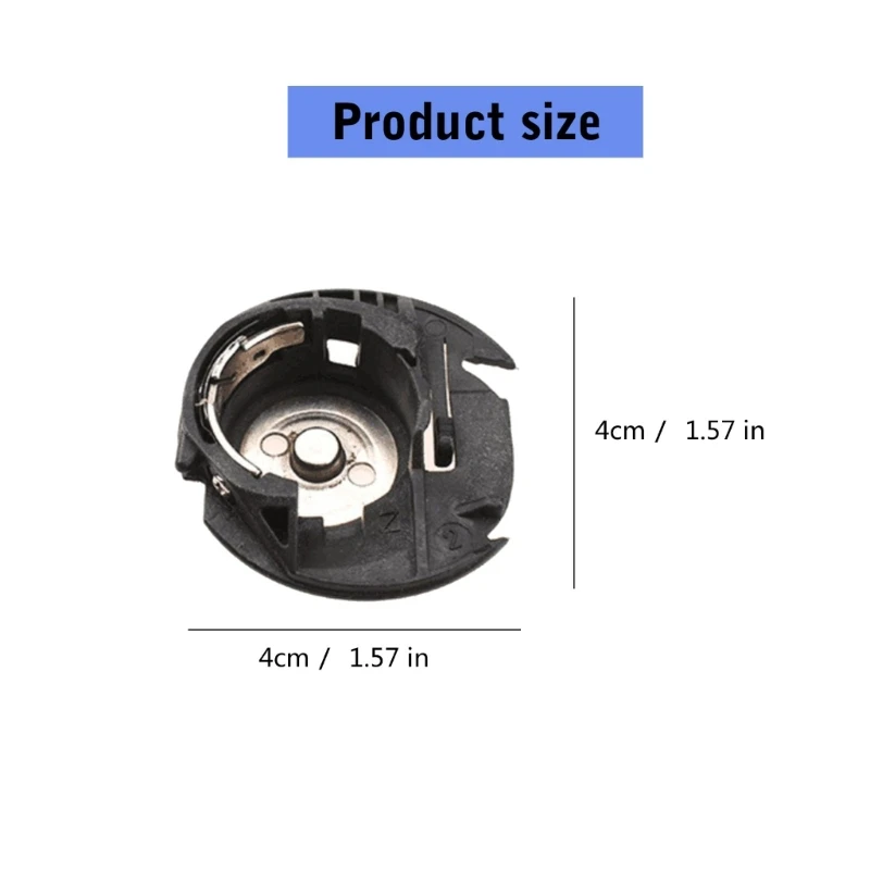 2PcsโลหะBobbinสำหรับHomeเย็บโครงการและProfessional Tailorsเครื่องเย็บผ้าในครัวเรือนเปลี่ยนBobbin Dropship