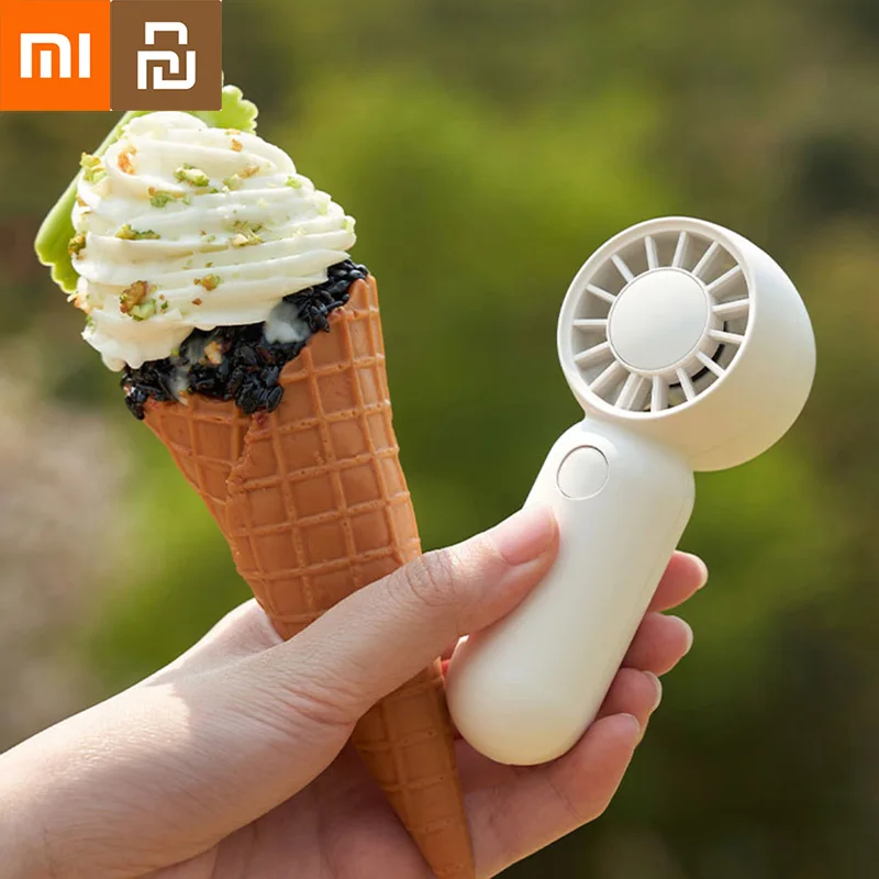 

Мини-вентилятор Xiaomi Youpin, ручной вентилятор, малошумный, перезаряжаемый для бесшумного охлаждения, легкий портативный карманный вентилятор с высоким ветром, уличный