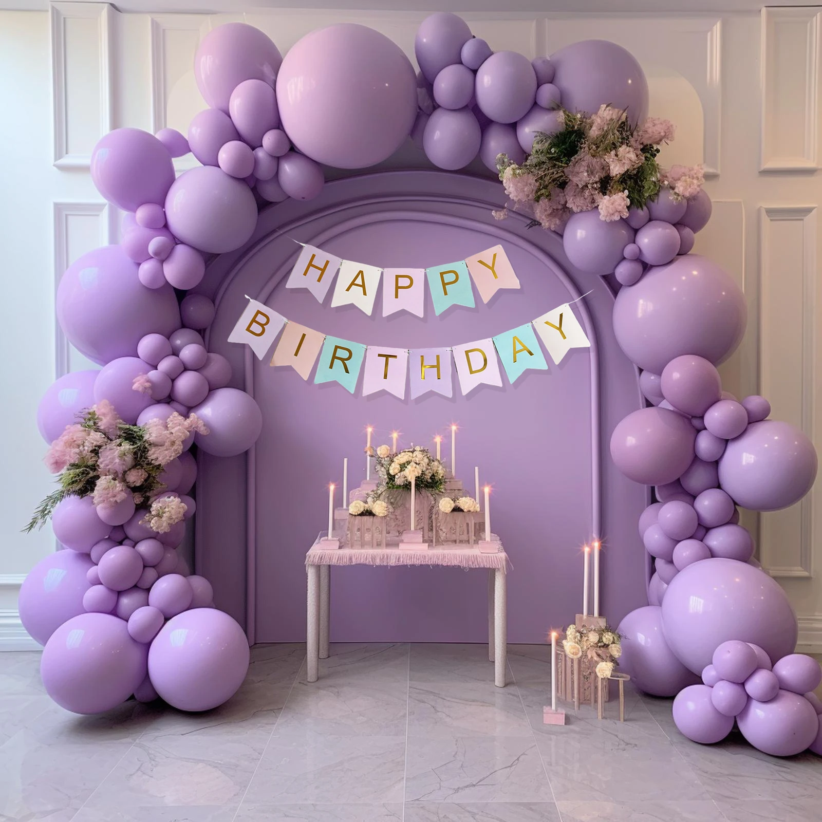 44-86pcs Set For Birthday Party Streamers Party Decorations Party Balloons Latex Balloon Hanging Swirls Streamers Decorations