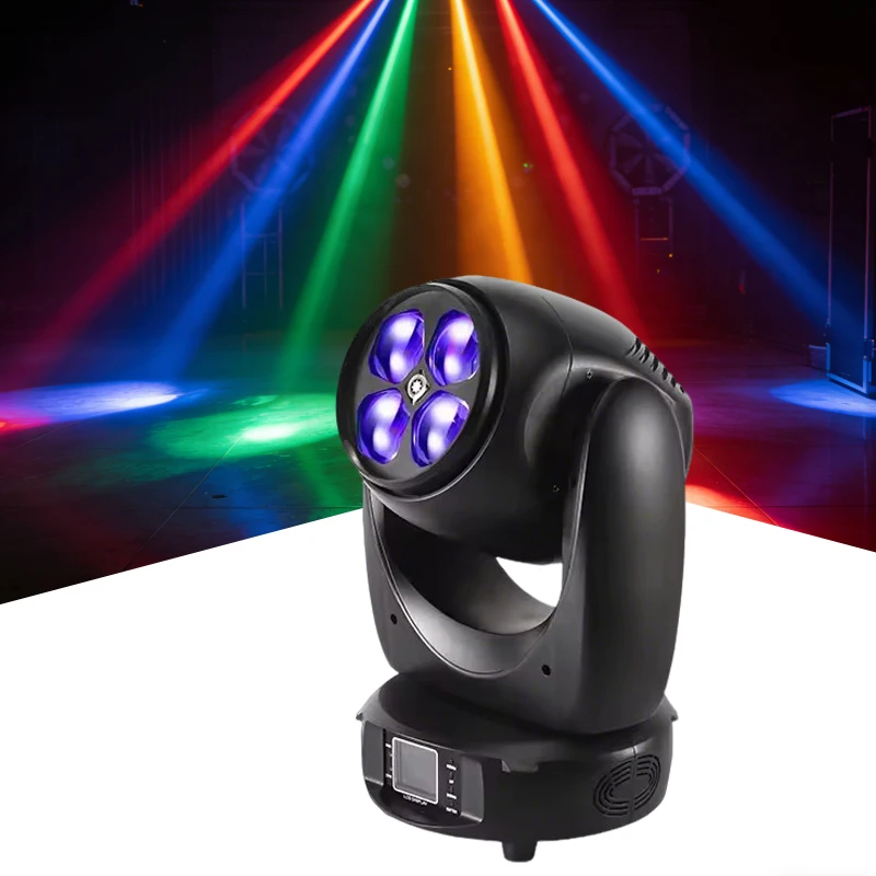 

AOPU 4X40W 4In1 LED Moving Head Wash Light Mini Beam Zoom Stage Light for Concert KTV