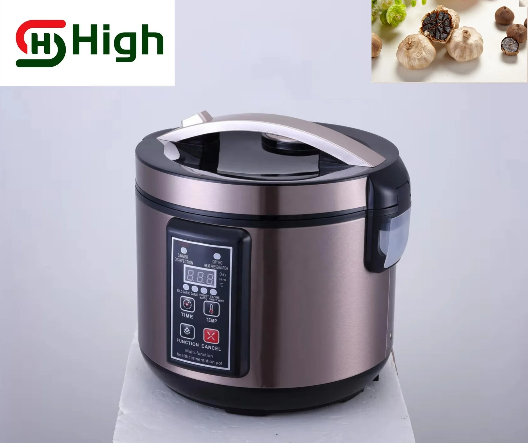 Black Garlic Fermenter Automatic Intelligent Ferment Box 6L Rapid Fermentation Black Garlic Sweet Rice Wine Maker Yogurt Pot