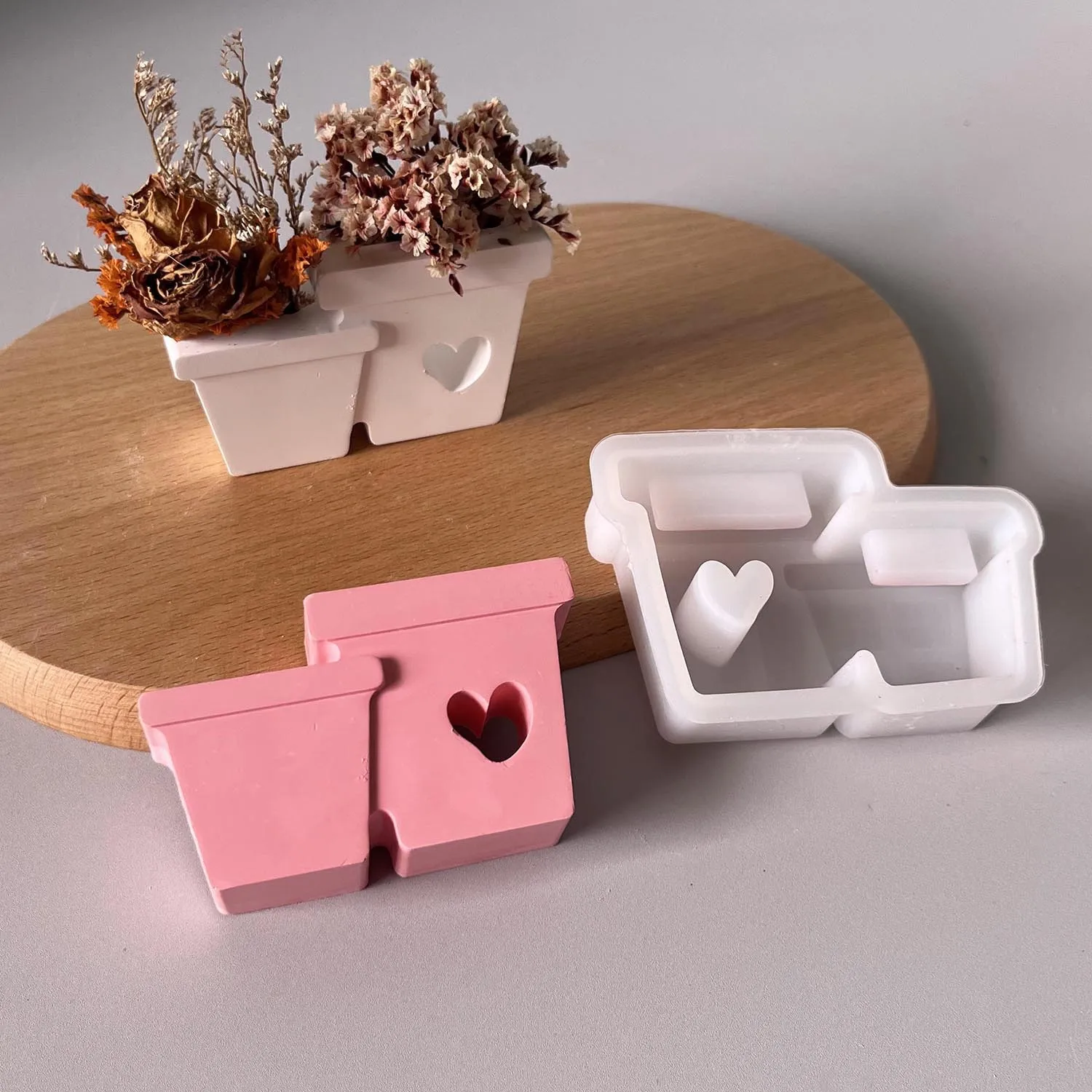 

Силиконовая форма для цветочного горшка, силиконовая гипсовая форма для капель, форма для цветочной композиции, белая для домашнего декора, цветочная композиция своими руками