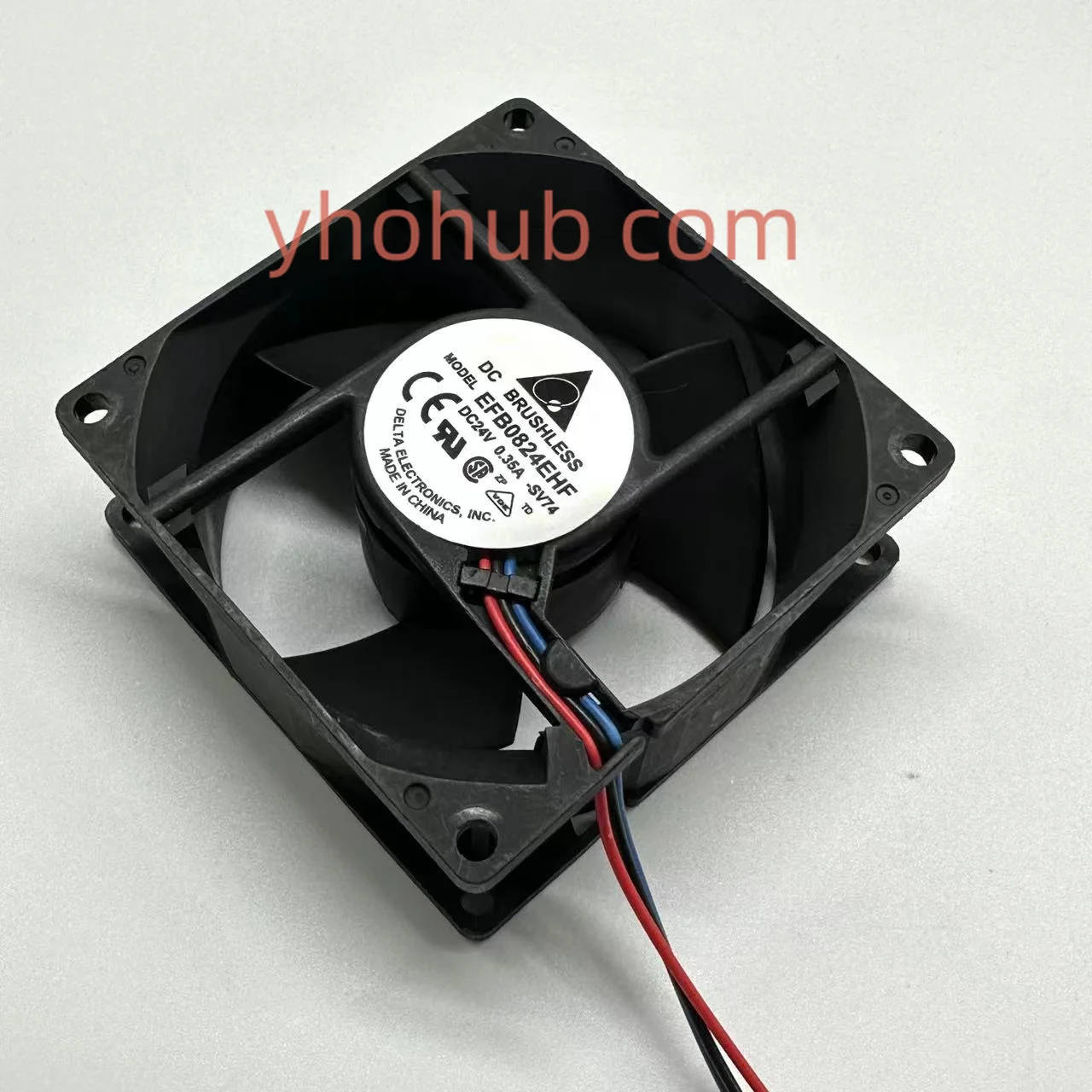 Delta Electronics EFB0824EHF SV74 DC 24V 0.35A 80x80x32mm Server Cooling Fan