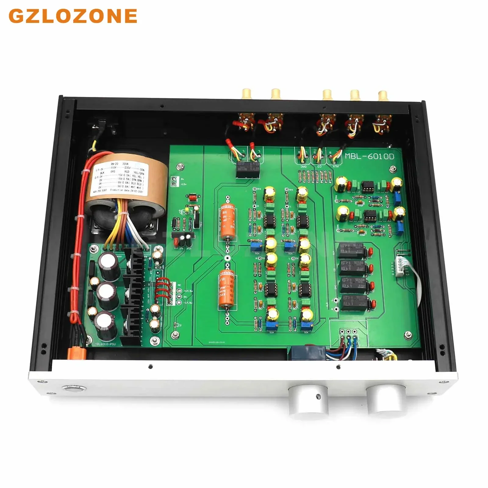 

Предусилитель HIFI MBL6010D на базе схемы предусилителя M-B-L6010