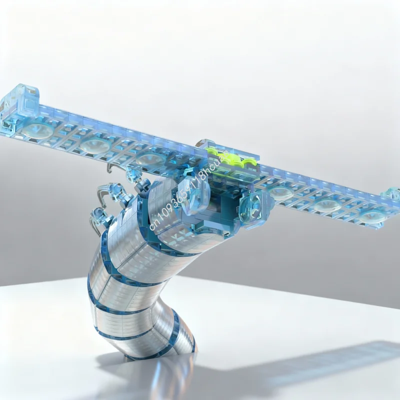 

1272pcs MOC Icons Ghost Leviathan Subnautica Model Building Blocks Construction Education Toy Idea Christmas Gifts Brick