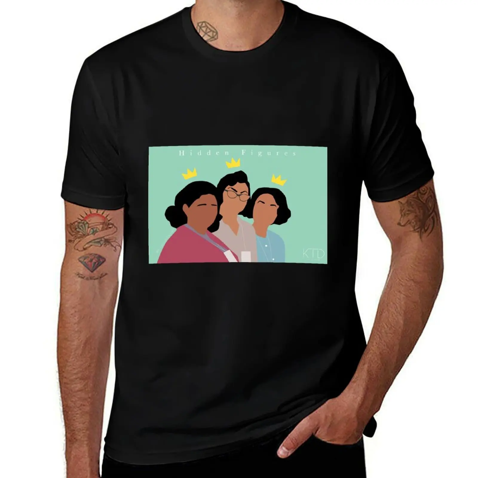 Hidden Figures T-Shirt Basic Casual Wear Short Sleeve Top T-Shirt