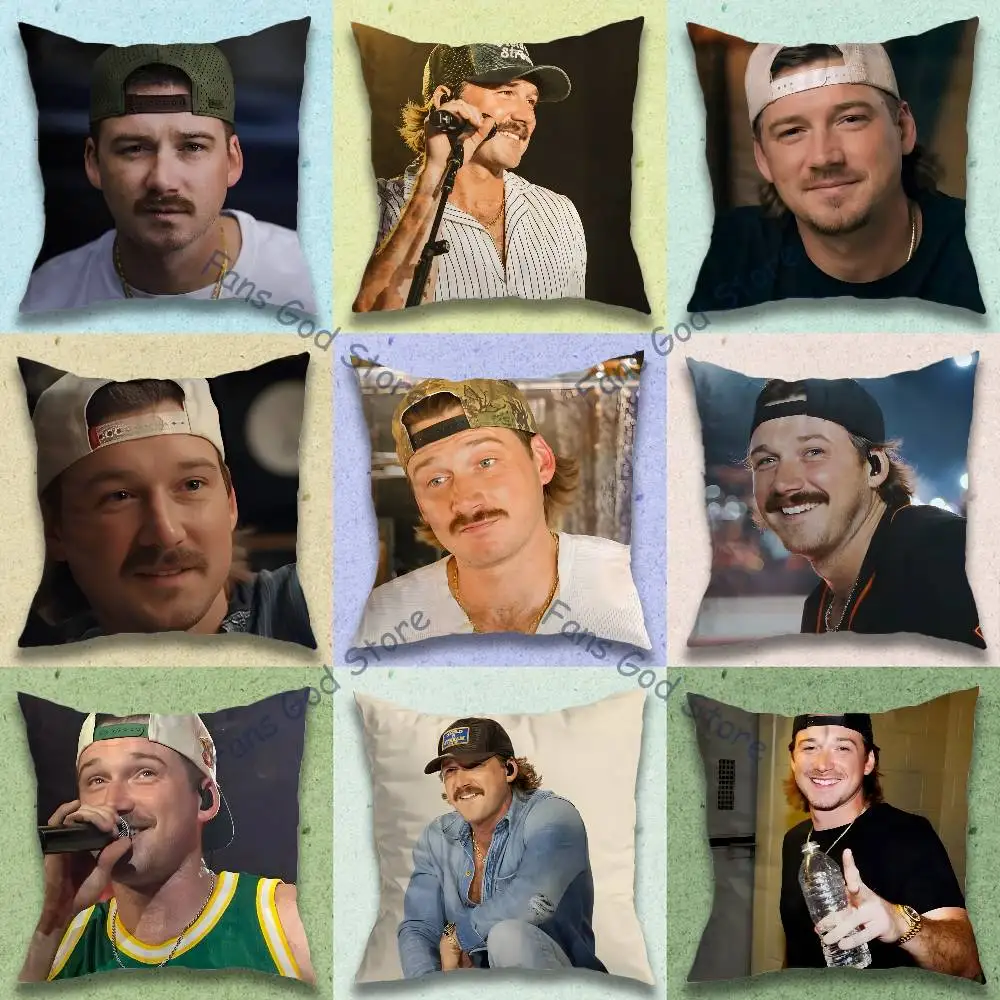 Singer M-Morgan Wallen Pillow Case Cushion Cover Home Decor Birthday Gift Pillowcover