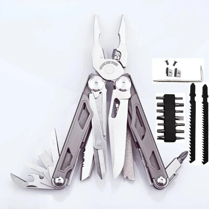 DL30 Replaceable Part Hand Multi Tool Multi-tool Sets Cutter Multitools Survival Pliers Multifunctional Folding Knife