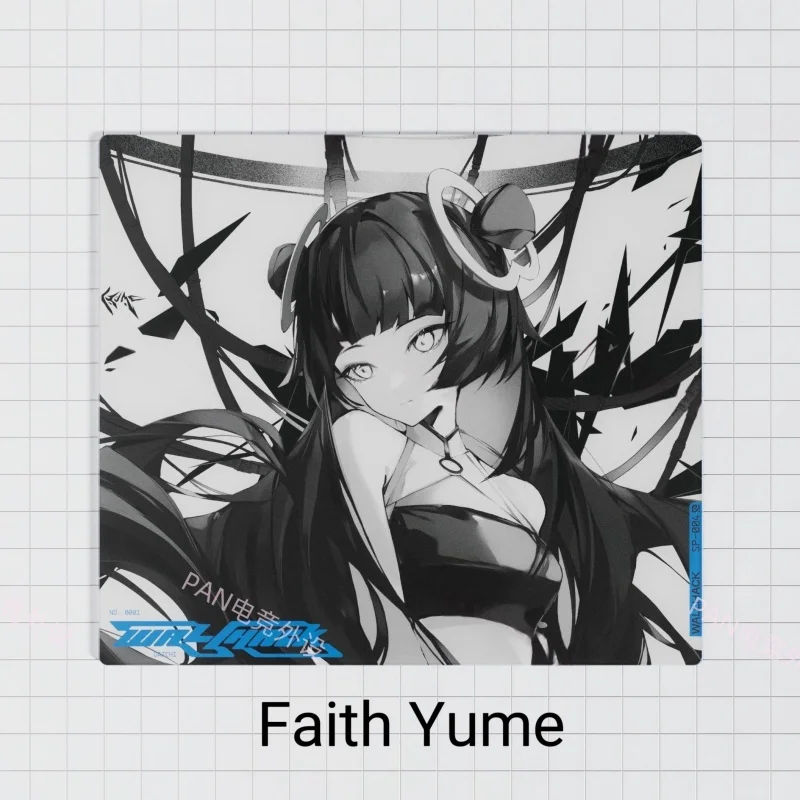 

WALLHACK 4.0 Frenzy SORA Faith Yume Glass Mousepad 100% Replicated Coated Gaming Mousepad for Esports and Computer Accessories