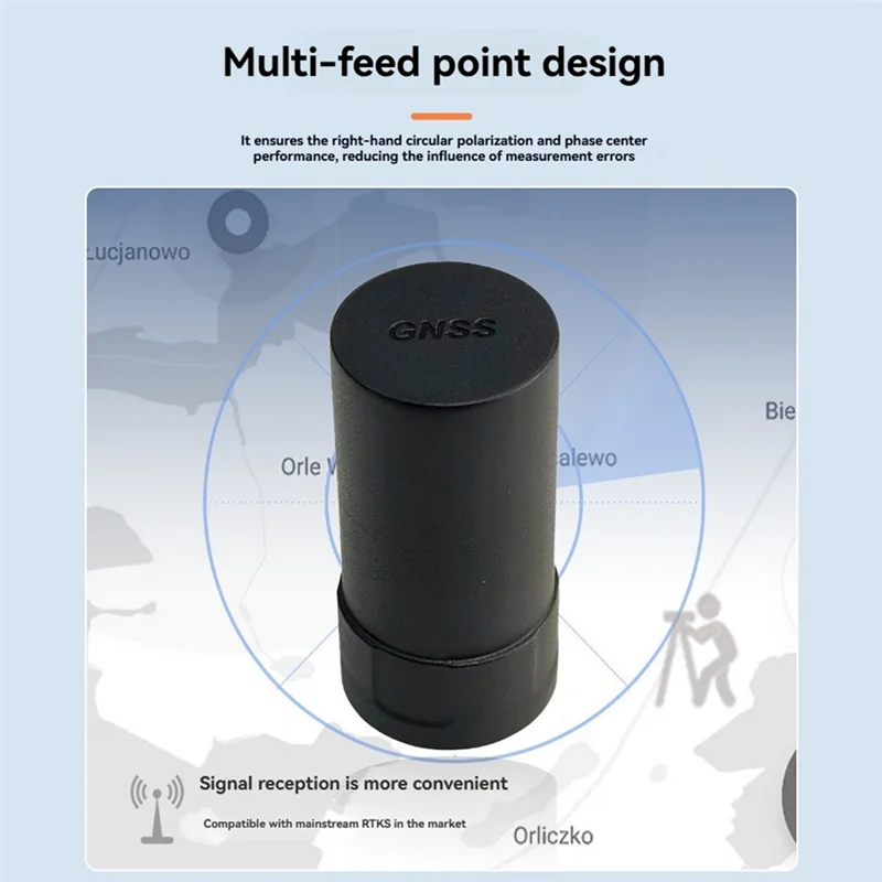 ELECT-AN-105 GNSS Helix Antenna For UGV/For UAV- Four-Arm High Precision GPS/GLONASS Beidou/Galileo Antenna