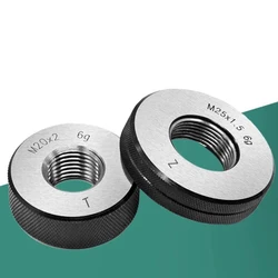 Calibro ad anello filettato M20-M30 GO/NO GO Gage calibro metrico precisione strumento a vite esterno di precisione 2 pezzi strumento di misurazione