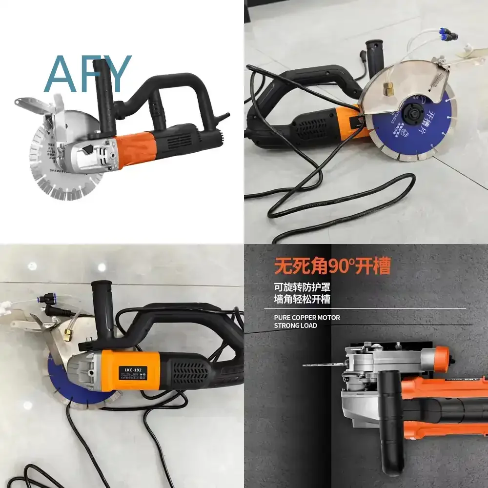 High-power Dust-free Cutting Machine for Hydro-electric 192 Slotting Machine for Concrete Wall Installation Brushless